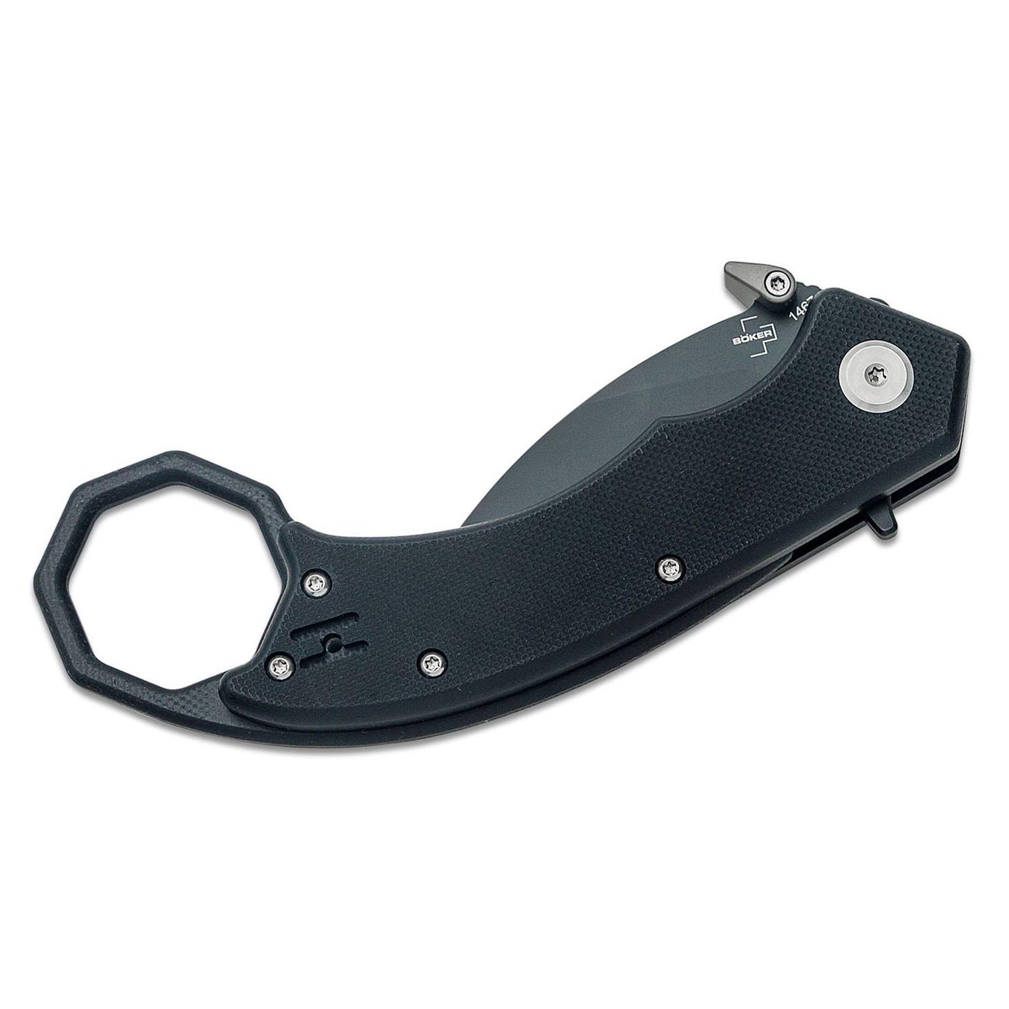 Boker Plus HEL tactical folding karambit 154CM steel