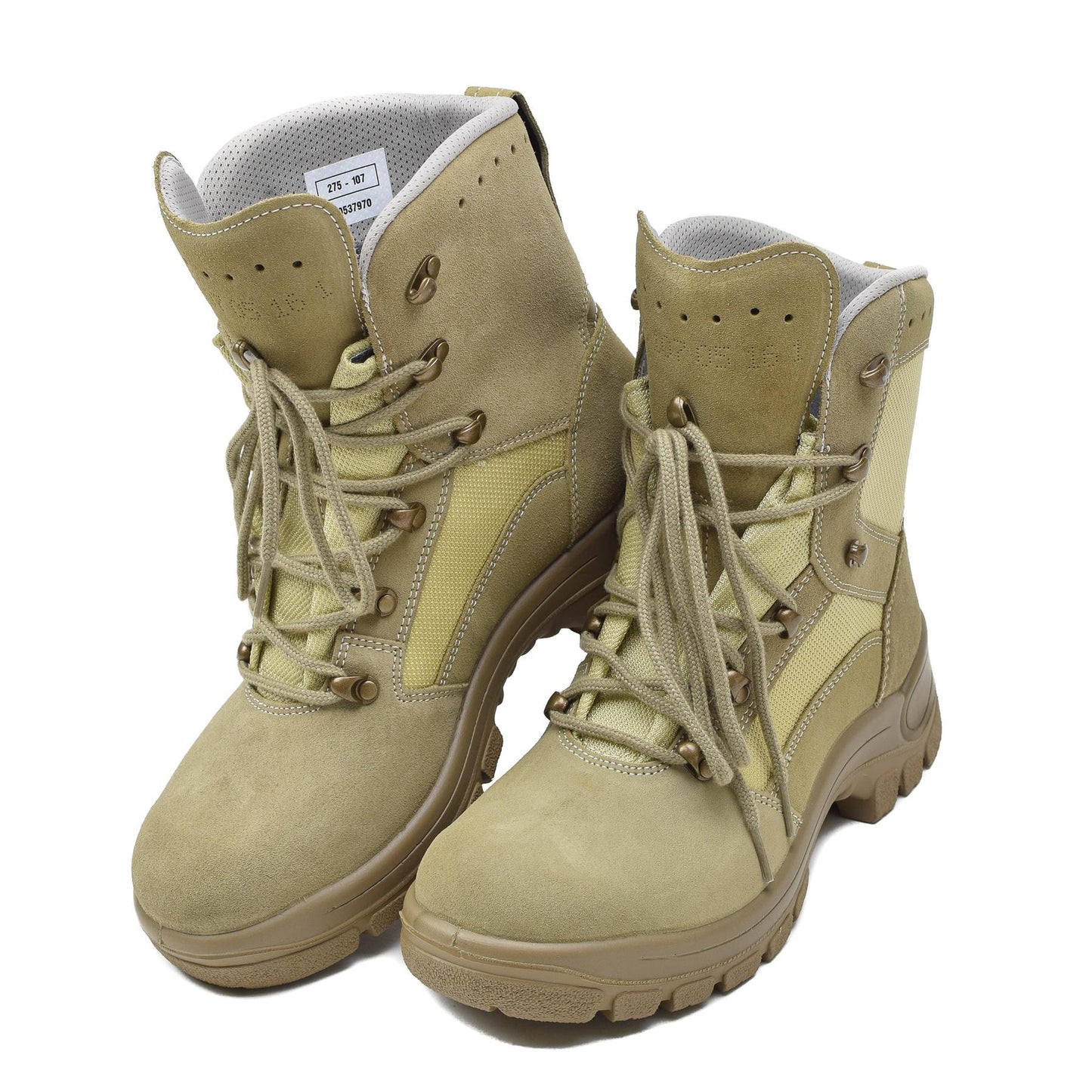 Voketian Army Tactical Field Boots Waterproof Khaki