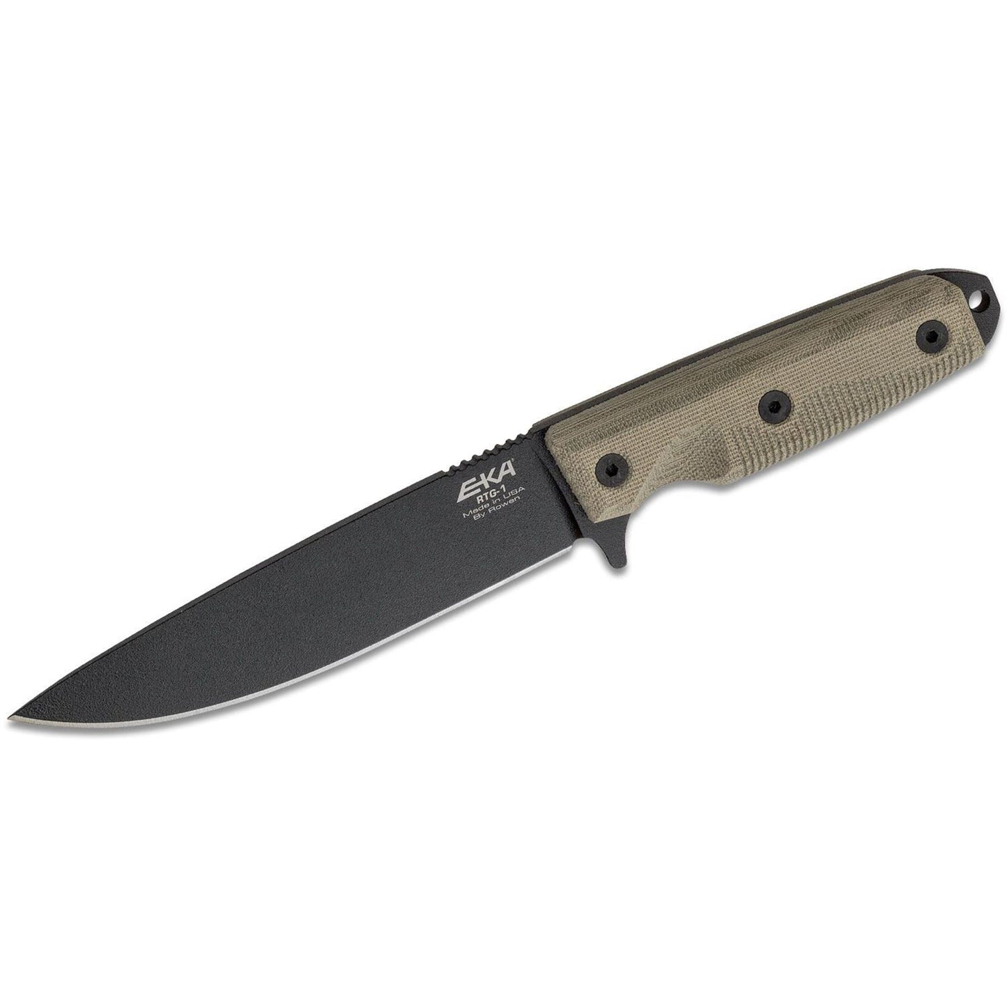 EKA RTG1 hunting knife with fixed blade 1095 carbon steel