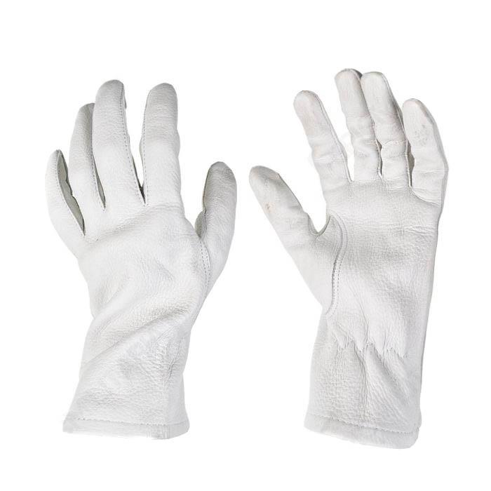 German army formal leather gloves White 