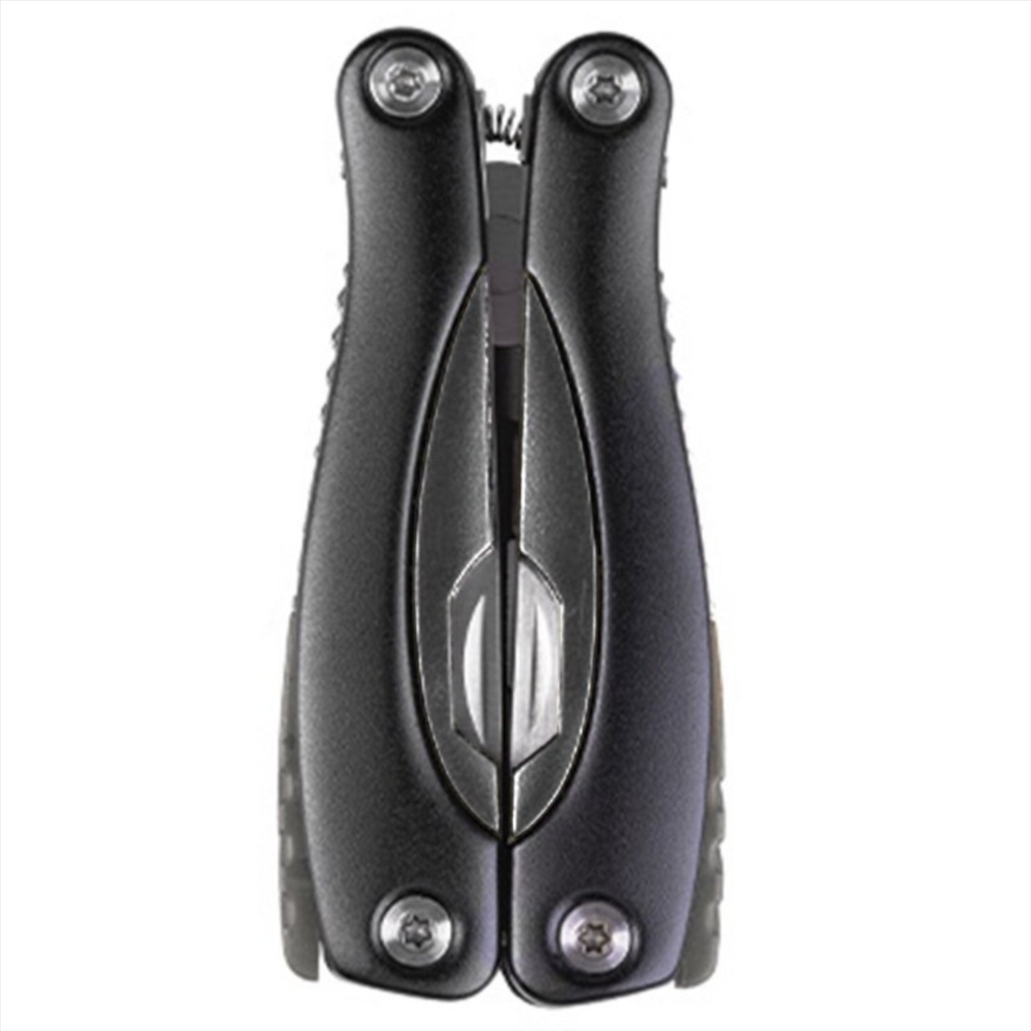 MIL-TEC multifunkcinis įrankis su patikimu slipjoint užrakto mechanizmu juodos spalvos, kompaktiškas dizainas.