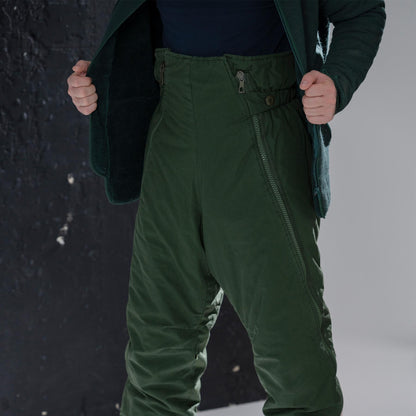 Swedish army M90 trousers for extreme cold weather Green