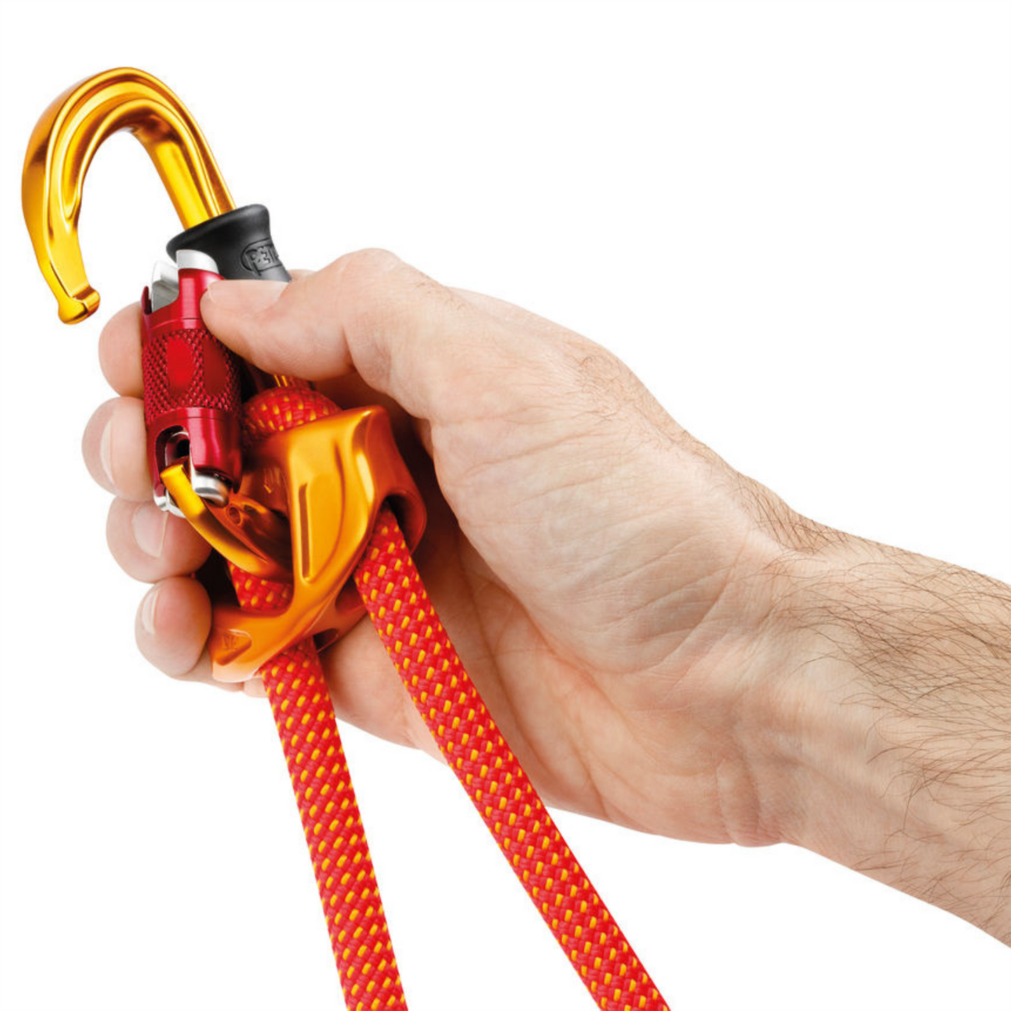 Petzl SmD RL laipiojimo karabinas su užraktu iš aliuminio geltonas