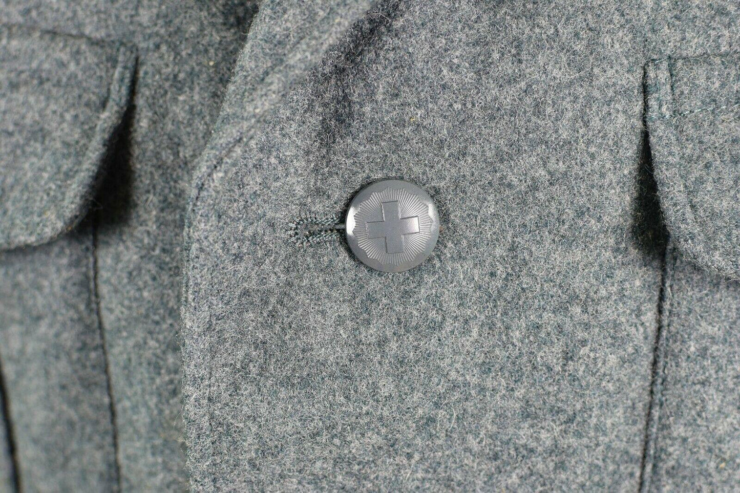 Swiss army wool parade jacket Gray