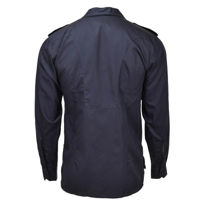 Italian Army Classic Navy Shirt Blue