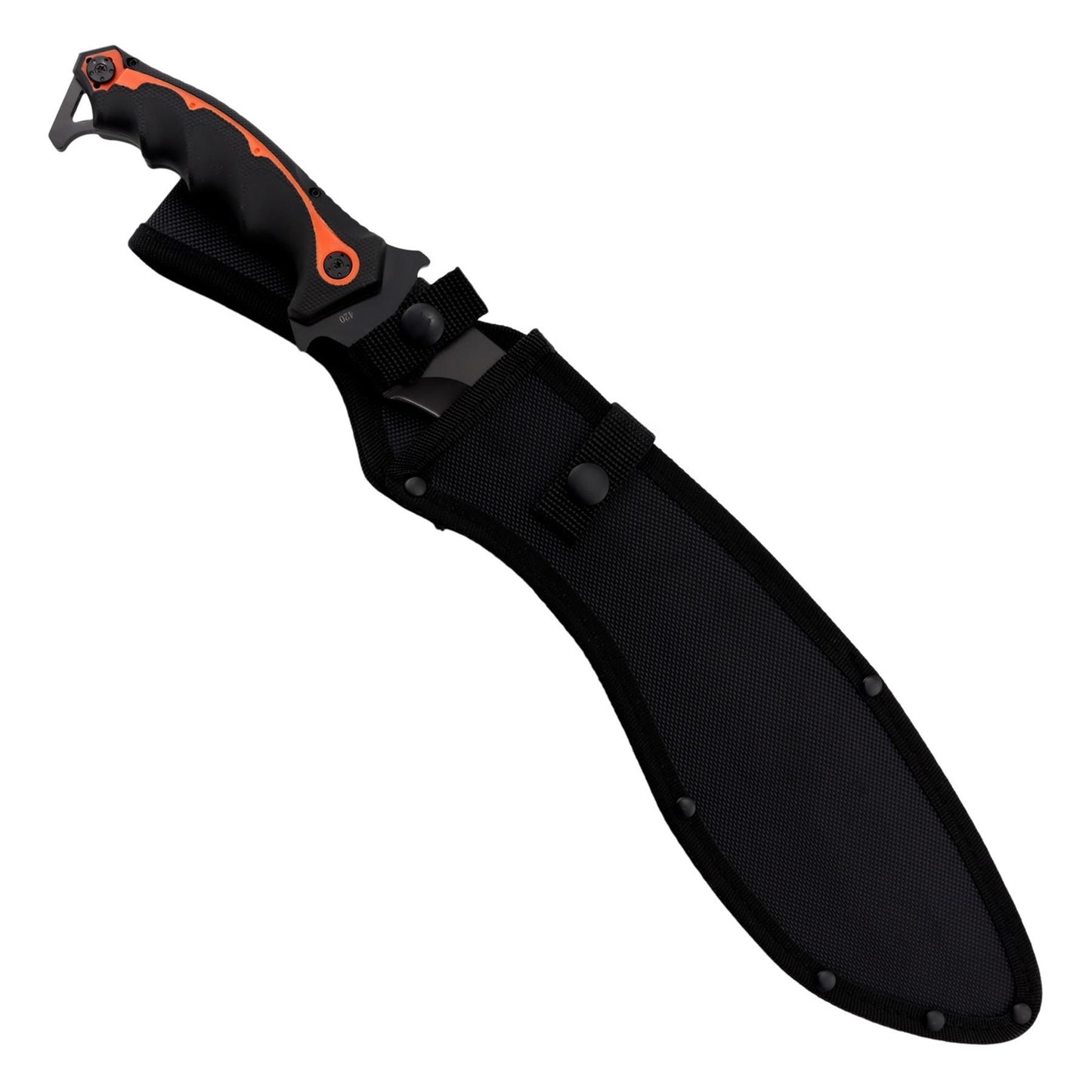 BOKER CSB Kukri machete 420 steel rubber handle