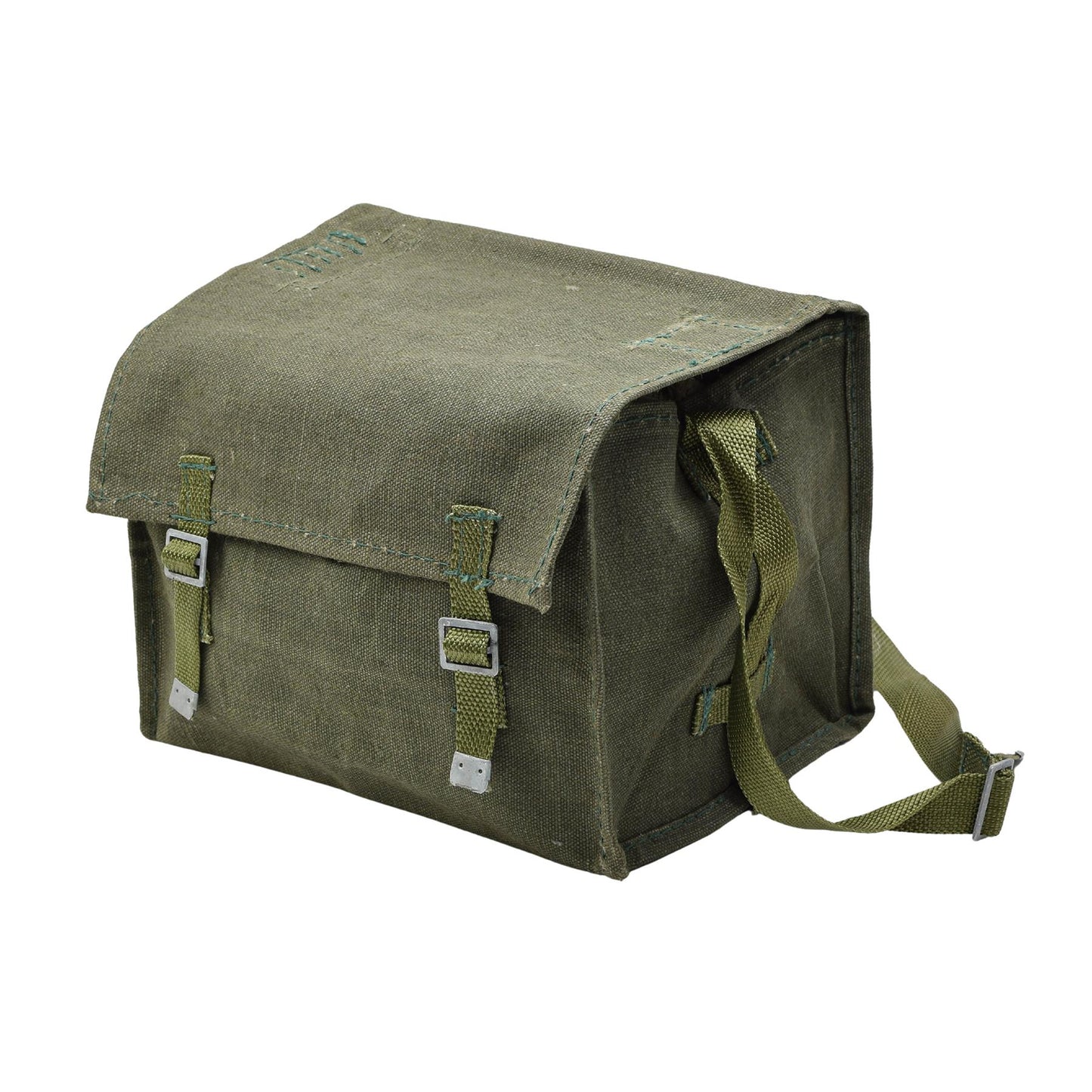 Vintage Polish army bag with adjustable straps