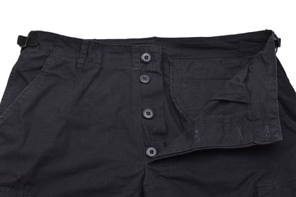 MIL-TEC military style black lightweight bermuda shorts