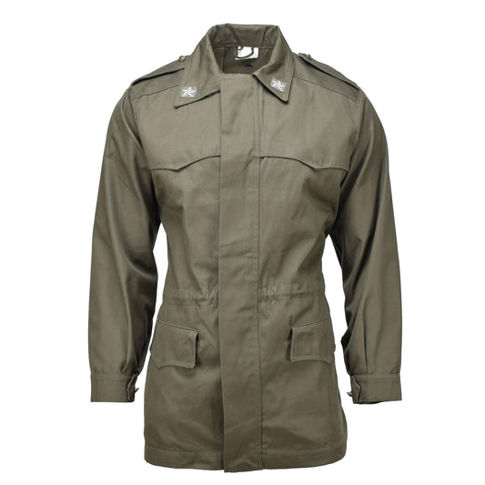 Italian army field jacket with quilted lining Olive