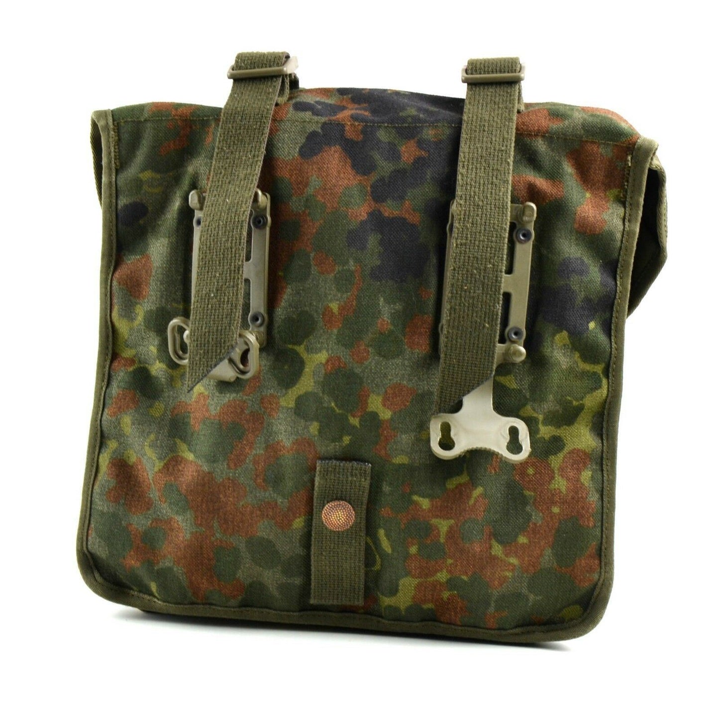 German military universal holster with Molle fasteners in Flecktarn print