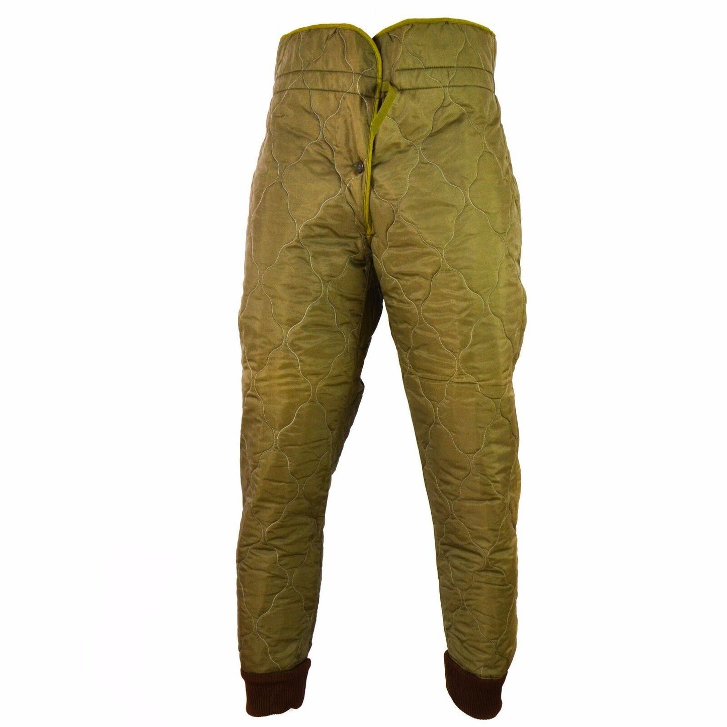 The lining of Czech army trousers is thermally warm Olive