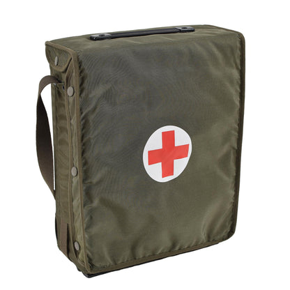 Austrian army paramedic first aid shoulder bag Olive