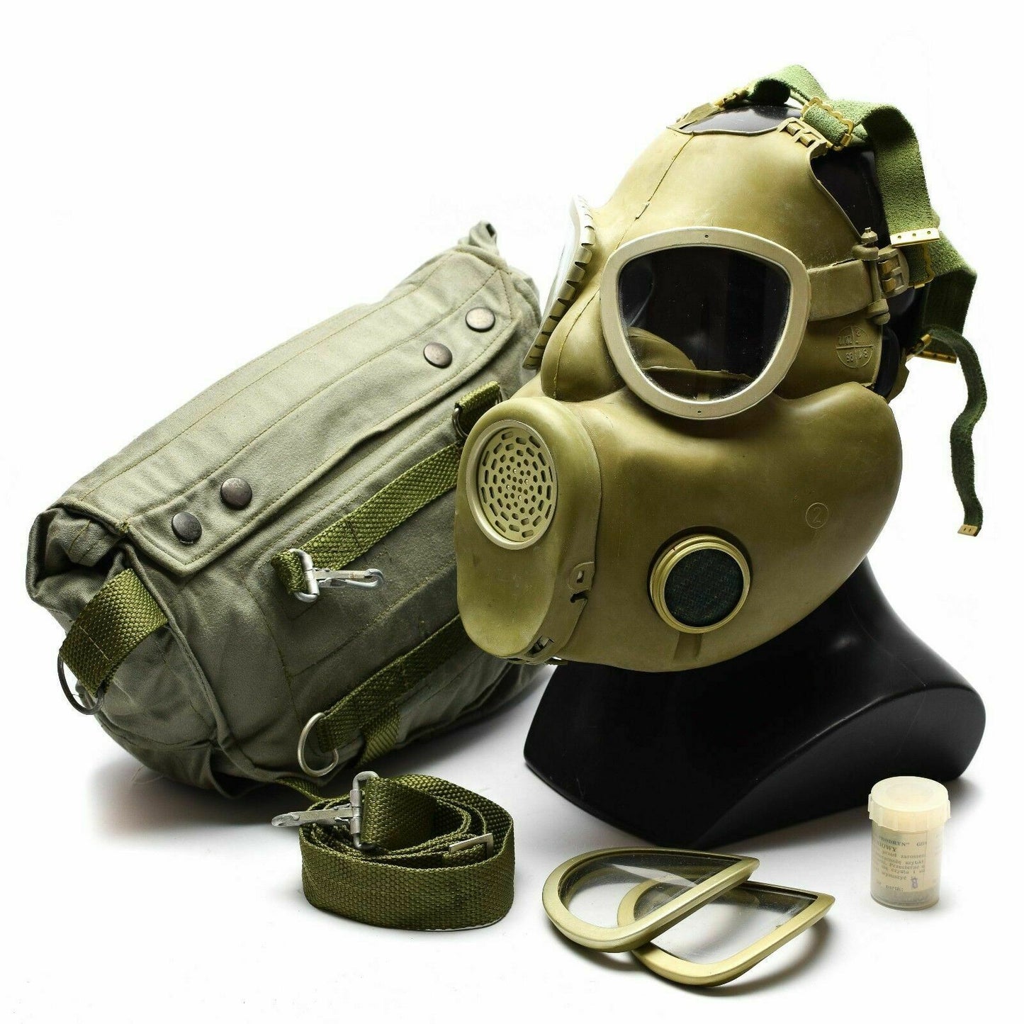 Polish army gas mask MP-4 NBC Olive/Grey