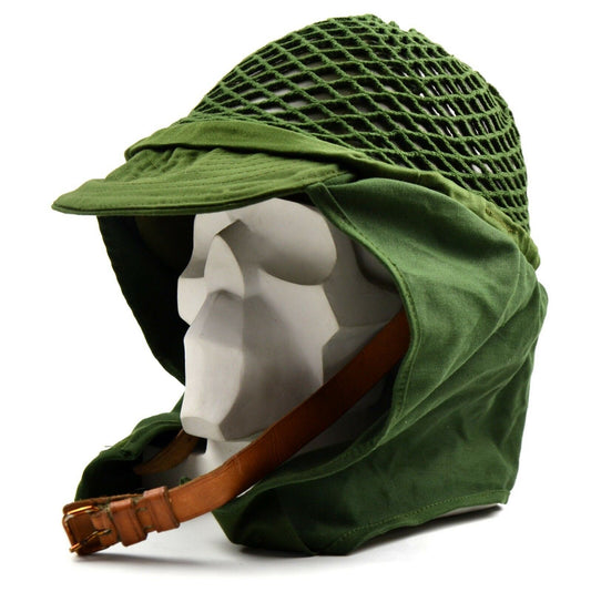 Swedish army helmet cover with mesh Green