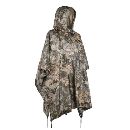 MIL-TEC lightweight waterproof poncho in ripstop fabric