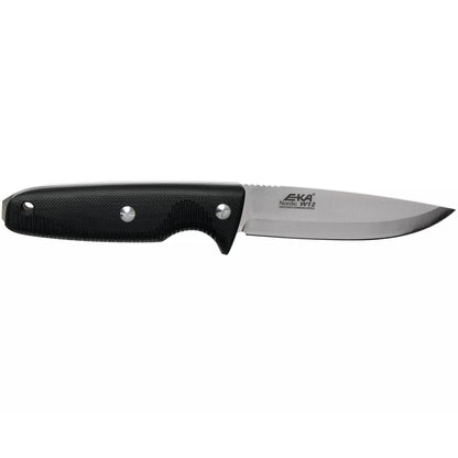 EKA Nordic W12 fixed knife 59HRC blade satin coating 12C27 steel