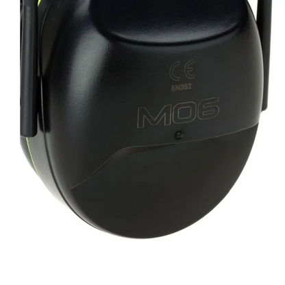 EARMOR M06A pasyvios klausos apsaugos ausinės 24dB NRR juodos