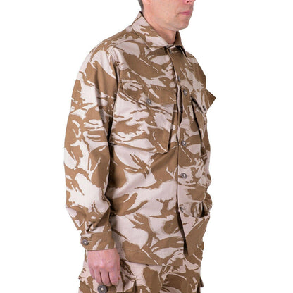 Desert print British army uniform shirt