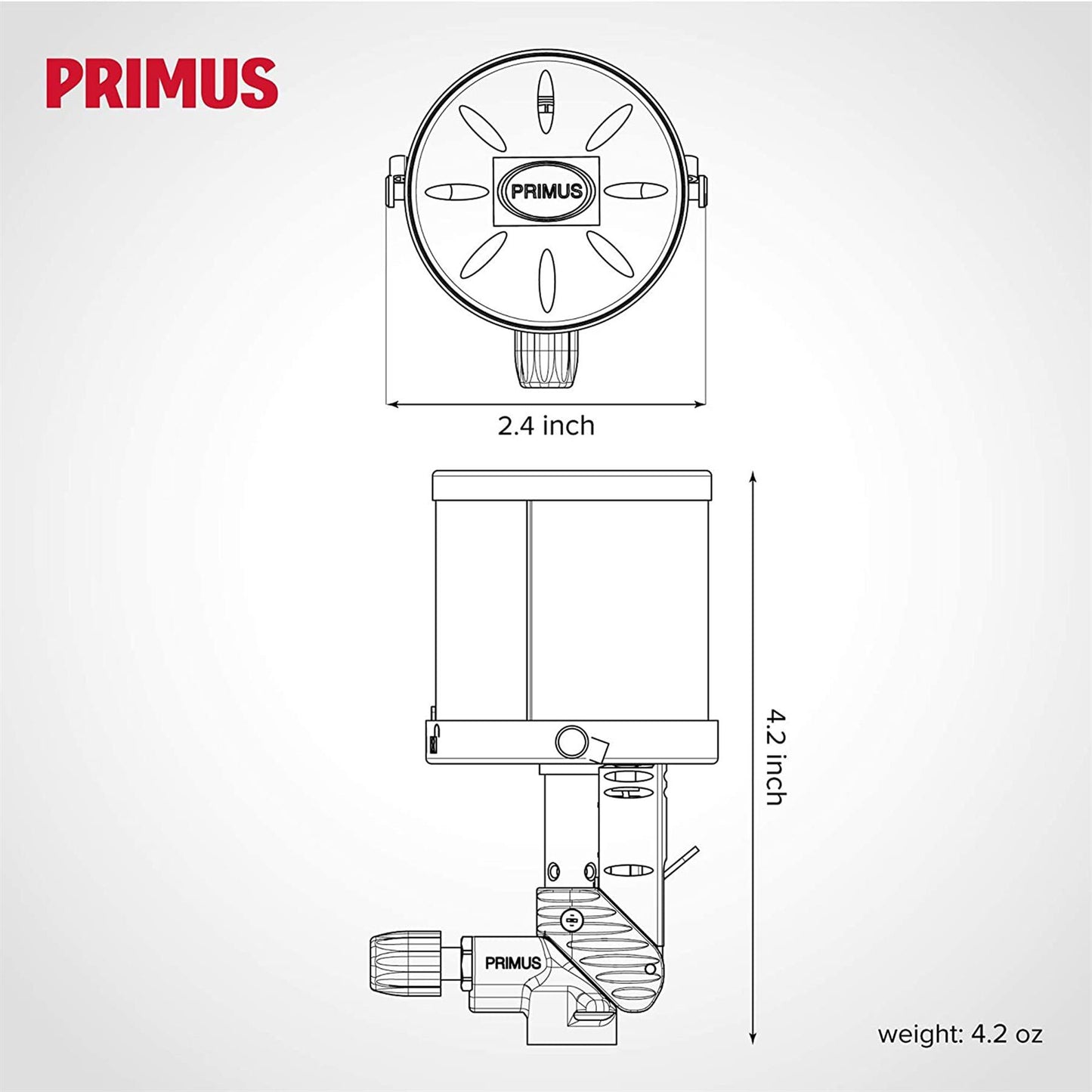 Primus Micron gas touring camping light adjustable brightness