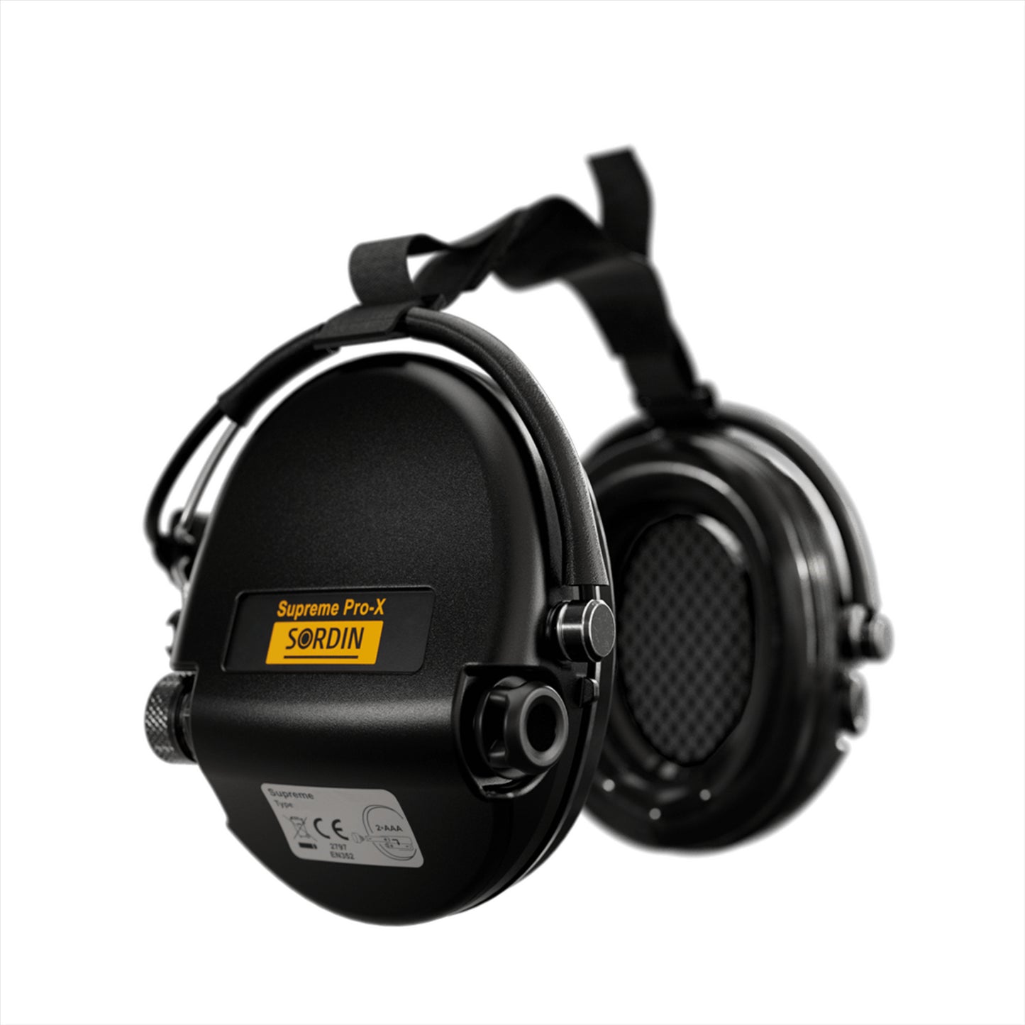 Sordin SUPREME PRO-X Neckband apsauginės ausinės su 4 audio profiliais