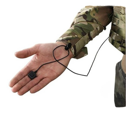 Earmor M50 PTT nuotolinis mygtukas M51 laidinis Mini Jack juodas