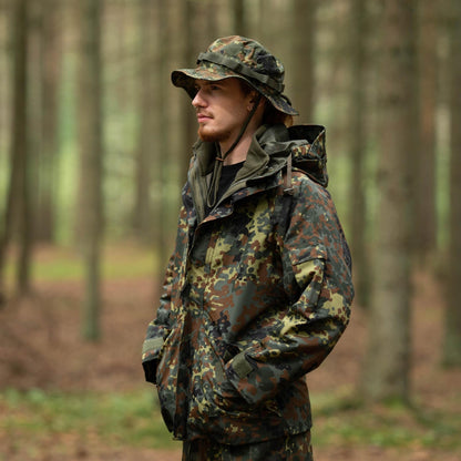 MiIL-TEC German military style waterproof jacket in Flectarn print