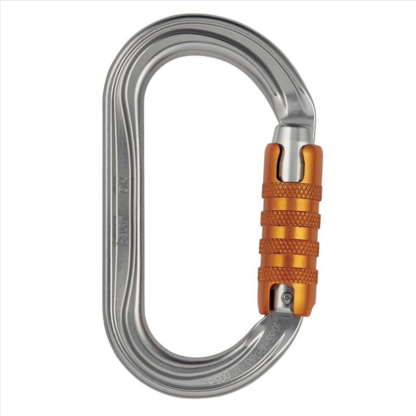 Petzl OK Triact Lock ovalus karabinas darbui su virvėmis