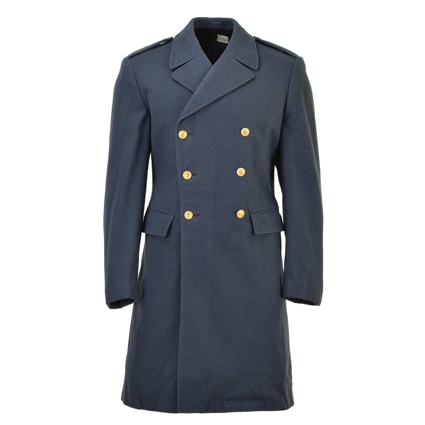 Swedish military vintage coat in blue