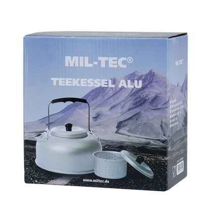 MIL-TEC Teakettle 800 ml aluminum kettle for outdoor camping