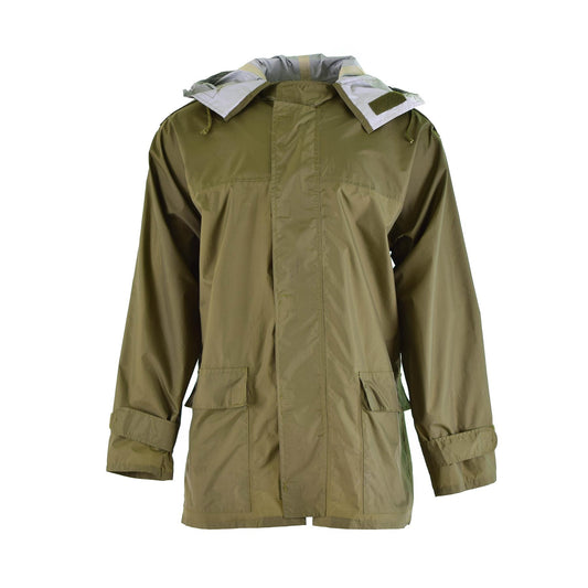 Danish Army Waterproof Hooded Jacket Olive