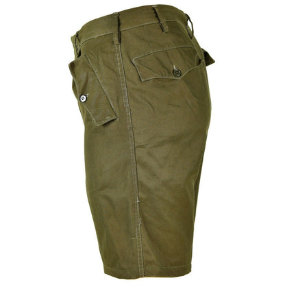 Italian army chino style shorts in Khaki color