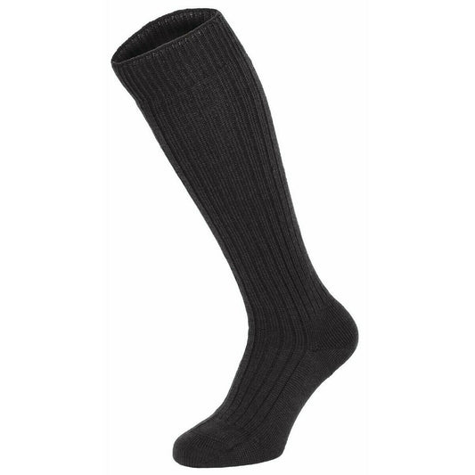 German police force long socks Black