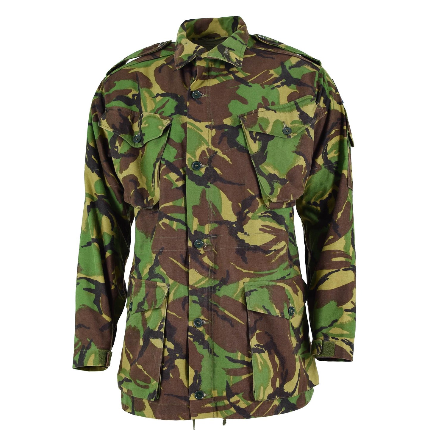 British Army Tactical Smock Style Jacket Woodland Print