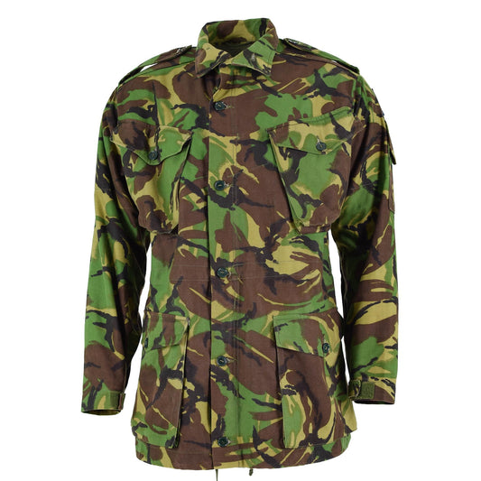 British Army Tactical Smock Style Jacket Woodland Print