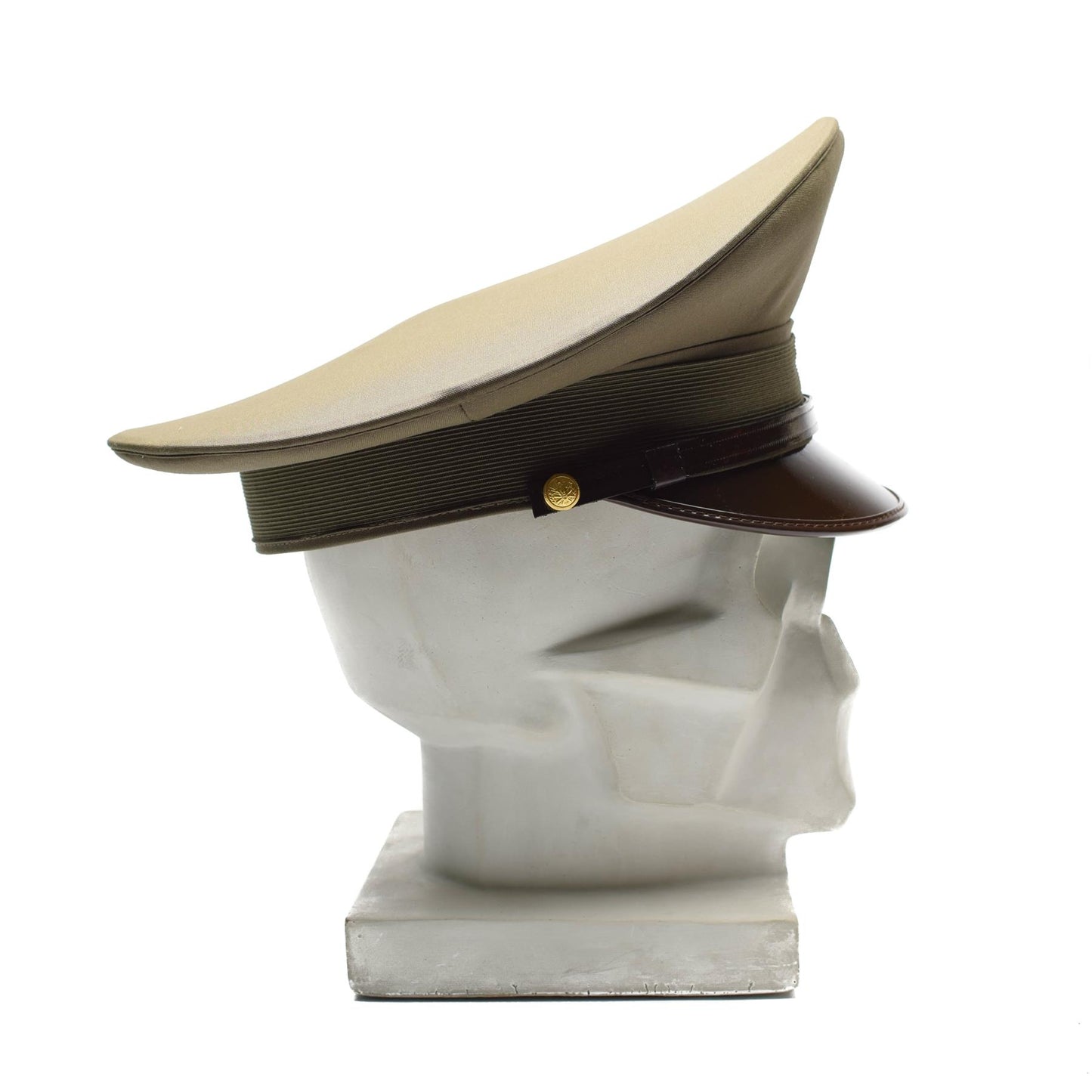 Italian army hat with a beak Khaki