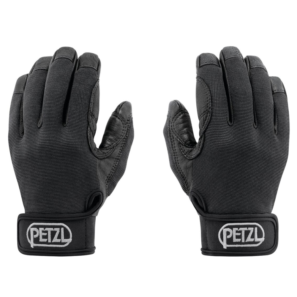 Petzl CORDEX odinės laipiojimo ir darbo su virvėmis pirštinės juodos