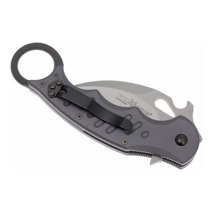 Fox Knives Mini Karambit FX-478 folding knife N690Co steel blade gray