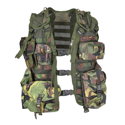 Dutch Army Tactical Vest Set 7pcs molle pouches Woodland